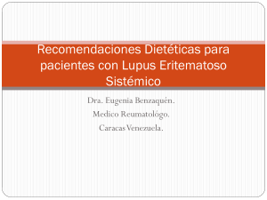 Recomendaciones Dieteticas para pacientes con Lupus
