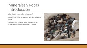 Minerals and Rocks Introduction
