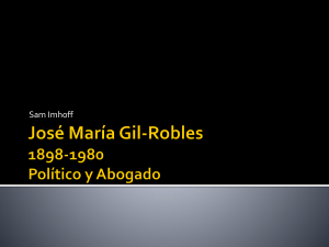 José María Gil-Robles 1898-1980 Político y Abogado