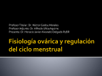 Fisiología ovárica y regulación del ciclo menstrual