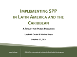 Implementing SPP in Latin America and the Caribbean 2043.507kb