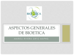 Aspectos generales de Bioetica