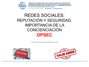 redes sociales - Jornadas de Ciberdefensa 2016