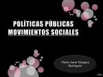 POLÍTICAS PÚBLICAS MOVIMIENTOS SOCIALES