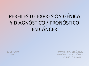 perfiles expresion génica