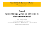 Tema 7 Epidemiología y manejo clínico de la diarrea nosocomial