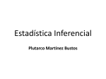 Estadística Inferencial - PLUTARCO MARTíNEZ BUSTOS