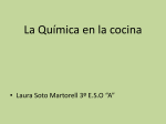 la química en la cocina