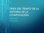 Línea del tiempo de la historia de la computación