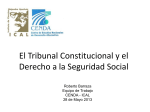 El Tribunal Constitucional y el Derecho a la Seguridad Social