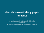 Identidades musicales y grupos humanos 2015