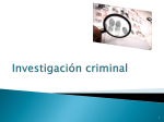 Concepto de investigación criminal