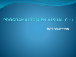 programación en visual c++