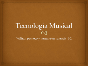Tecnología Musical