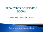 proyectos de servicio social area psicologia de las organizaciones y