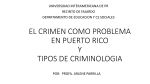 el crimen como problema en puerto rico