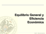 Tema - El equilibrio general y la eficiencia económica