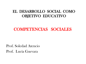 competencias sociales - Ministerio de Educación de San Juan