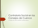 Contraloría Social en los Consejos de Cuenca
