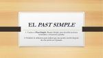 EL PAST SIMPLE