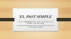 EL PAST SIMPLE