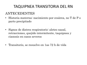 taquipnea transitoria del rn