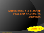 1, introducción a la clase de fisiología de animales