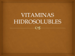 VITAMINAS HIDROSOLUBLES