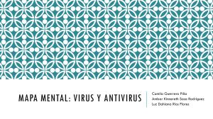 Mapa mental: virus y antivirus