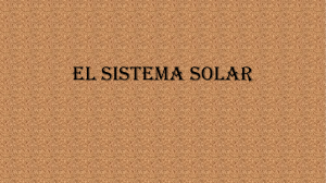 El sistema solar