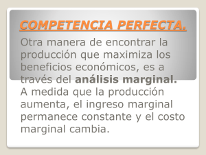 competencia perfecta.