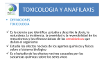 toxicologia y anafilaxis - Eco Salud Estudiantes XDDD
