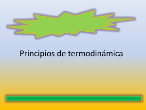 Principios de termodinámica