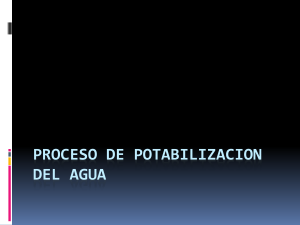 proceso de potabilizacion del agua
