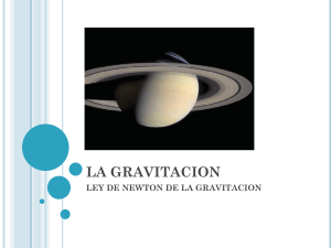 la gravitacion