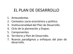 el plan de desarrollo - Consejo Territorial de Planeación Distrital