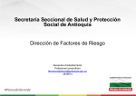 Presentación de PowerPoint - Secretaría Seccional de Salud y