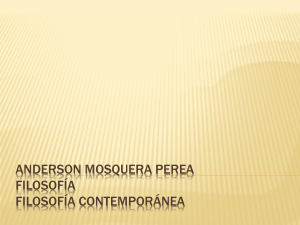 Anderson Mosquera perea filosofía filosofía contemporánea