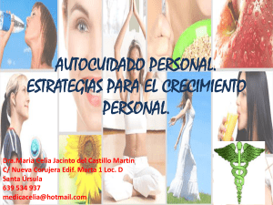 1) Requisitos para autocuidarse.