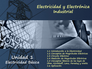 Diapositiva 1 - Elect. y Elect. Industrial