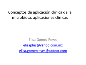 Conceptos de aplicación clínica de la microbiota: aplicaciones clínicas