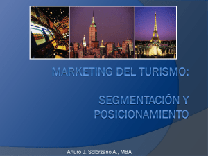 Marketing del Turismo - Segmentación y Posicionamiento