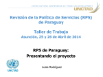 RPS de Paraguay: Presentando el proyecto