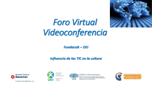 Foro Virtual Videoconferencia