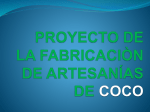 proyecto de la fabricaciòn de artesanías de coco