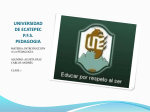 UNIVERSIDAD DE ECATEPEC P.F.S. PEDAGOGIA