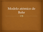 Modelo atómico de Bohr