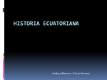 historia ecuatoriana - Ecomundo Centro de Estudios