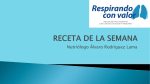 Receta de la Semana - Respirando con Valor