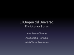 Tema 1. El origen del universo. El sistema solar